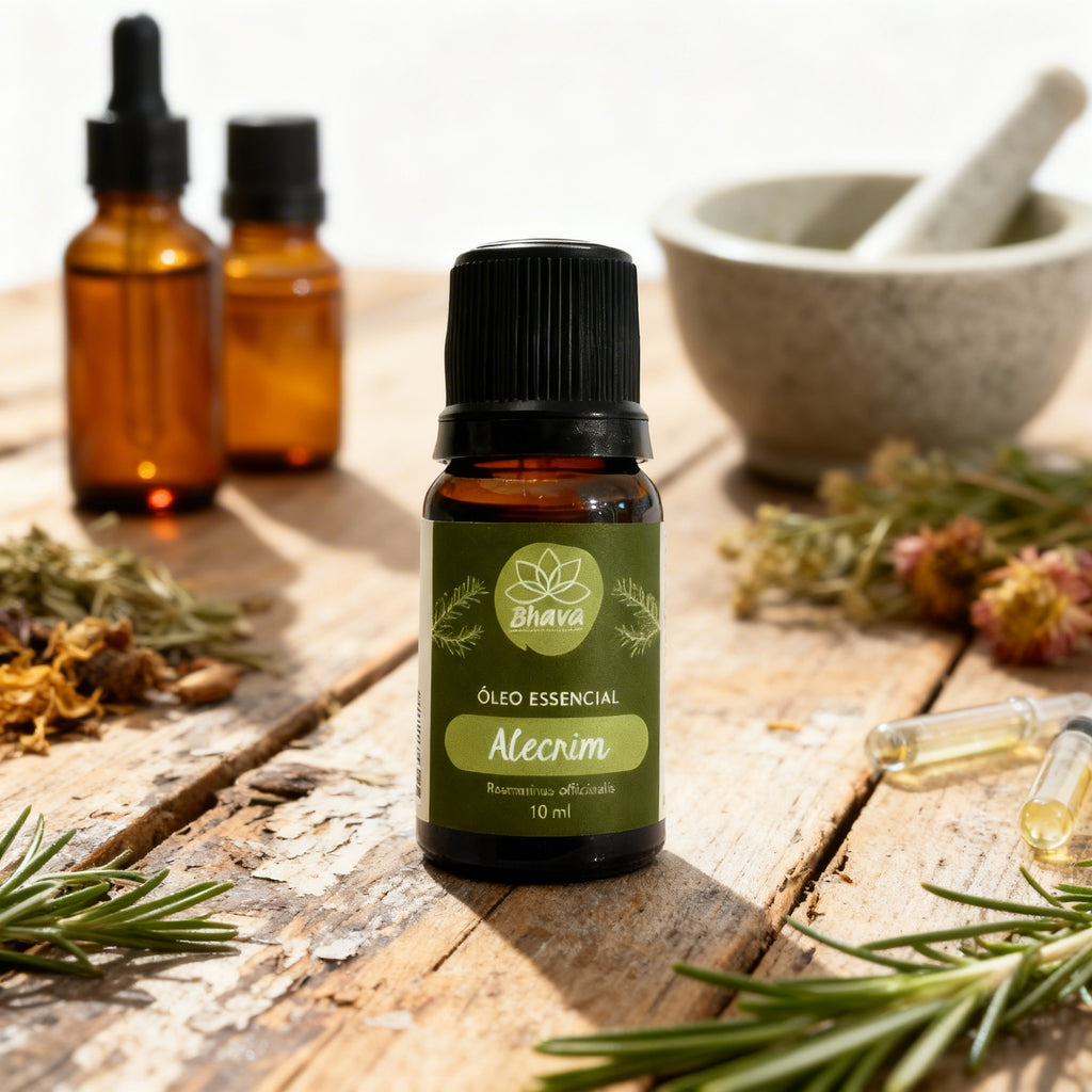 Óleo Essencial de Alecrim 10ml - 100% Puro