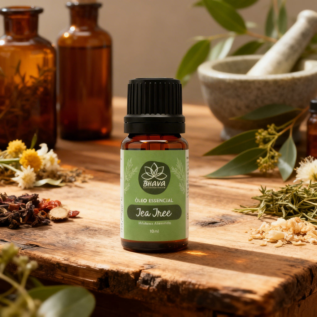 Óleo Essencial de Tea Tree (Melaleuca) 10ml - 100% Puro