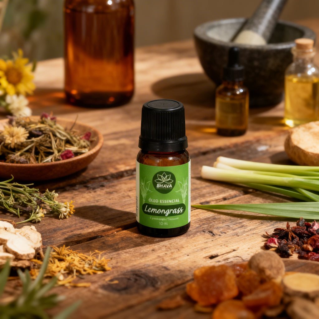 Óleo Essencial de Lemongrass 10ml - 100% Puro