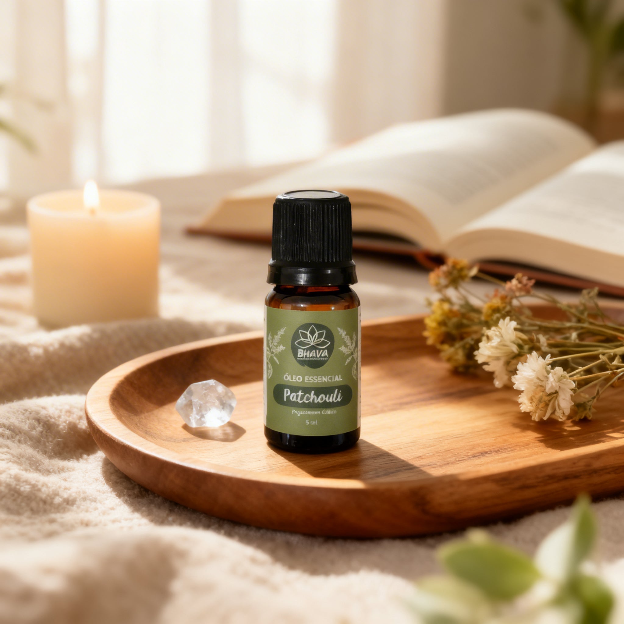 Óleo Essencial de Patchouli 5ml 100% Puro