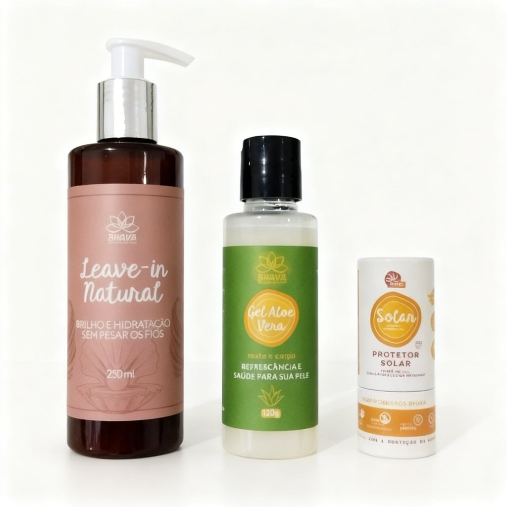 Kit Praia 100% natural