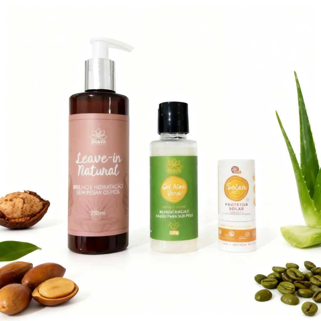 Kit Praia 100% natural