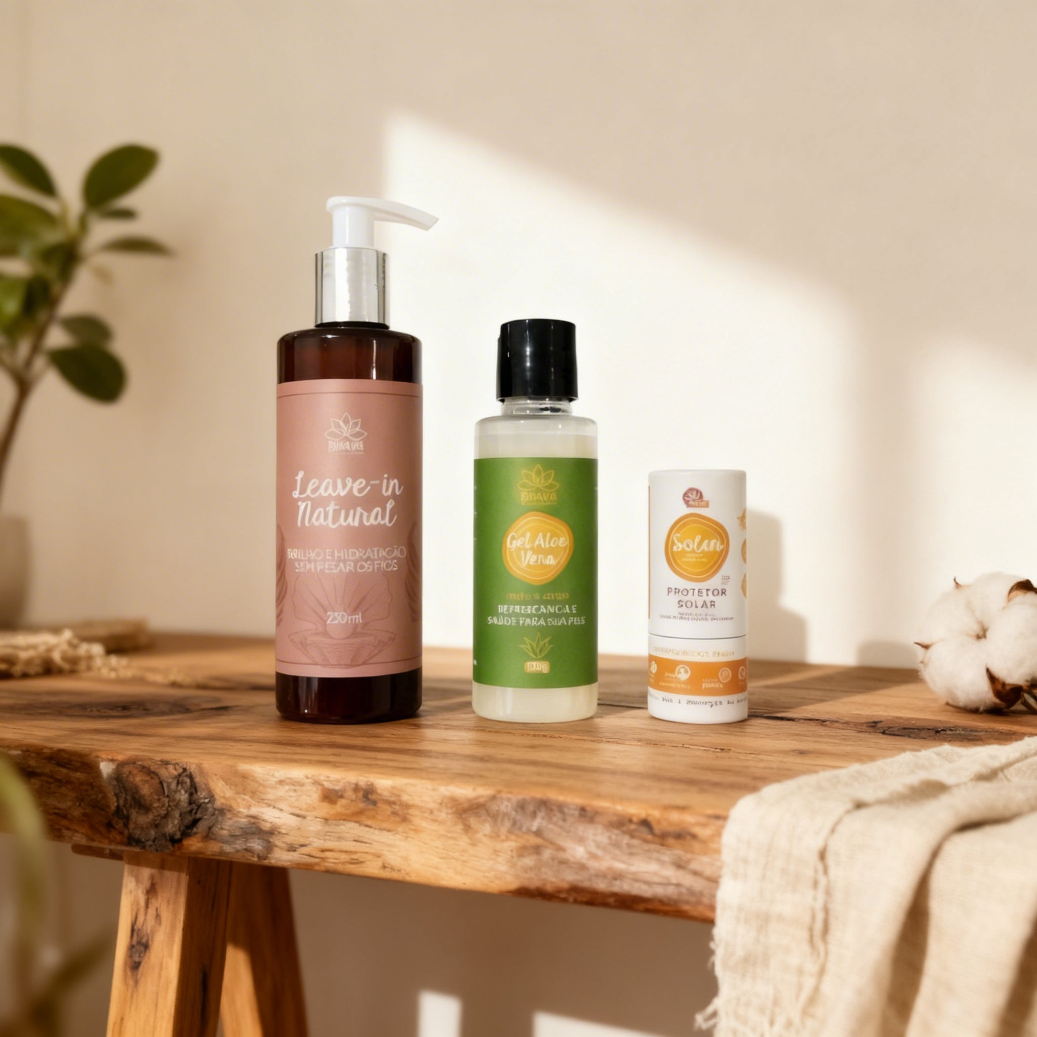 Kit Praia 100% natural