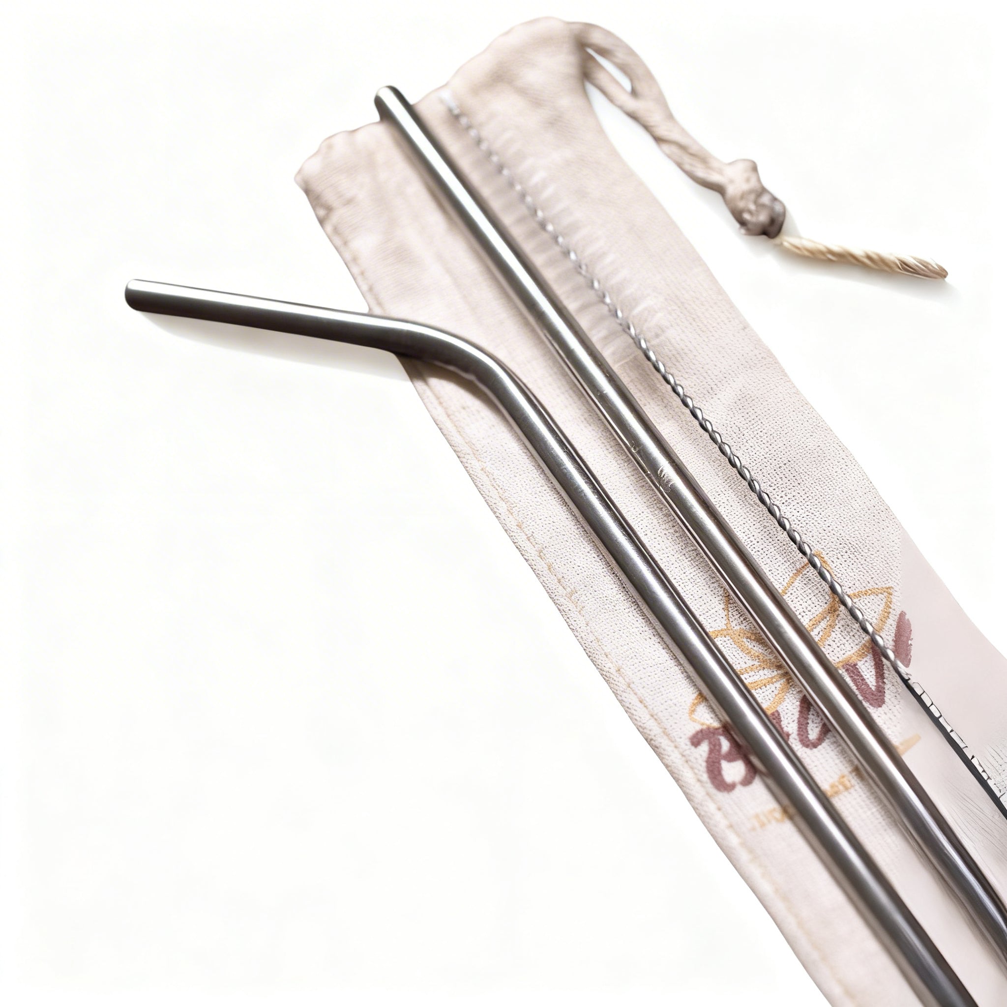 Kit Canudos Ecológicos Inox Sustentável