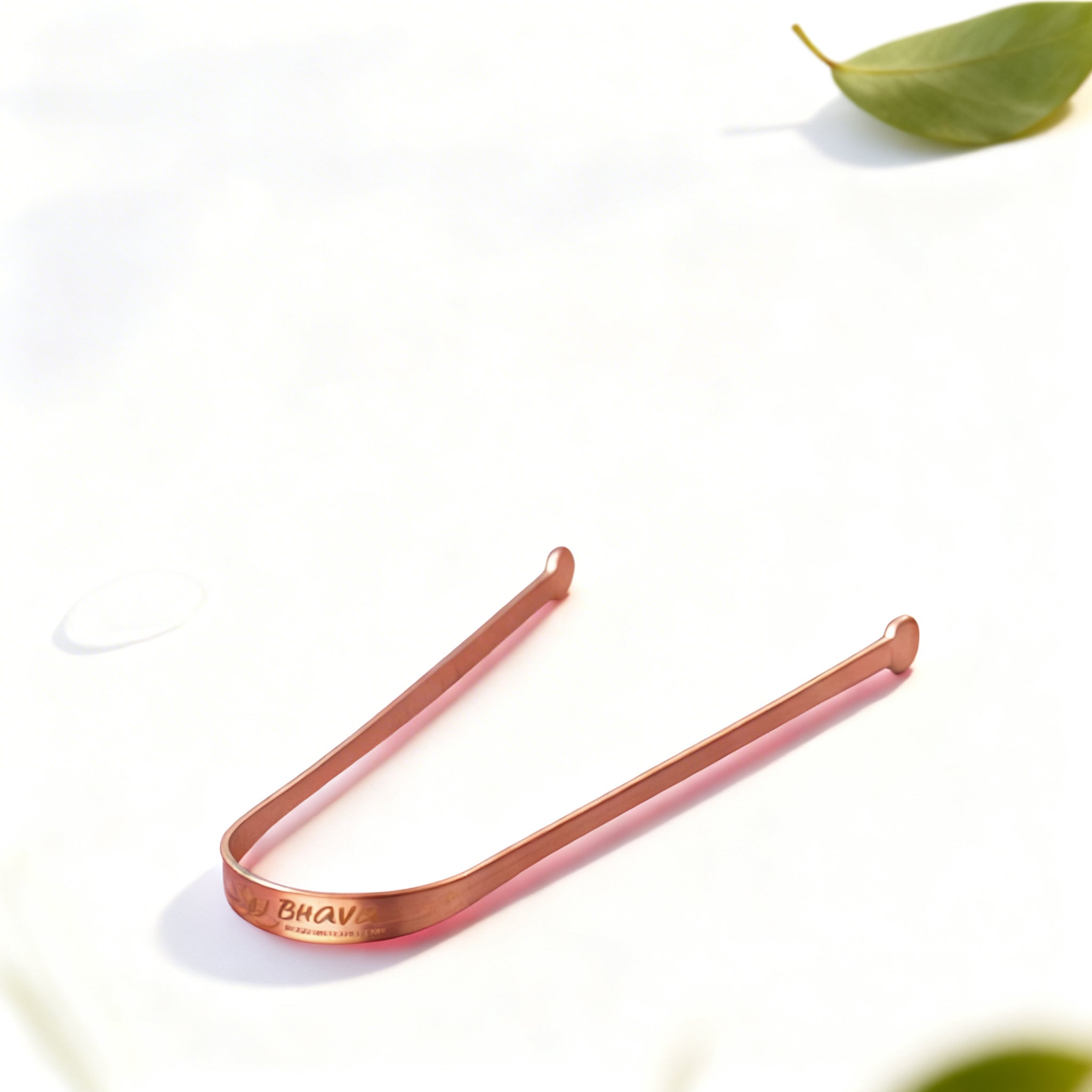 Raspador de Língua Ayurvédico - 100% COBRE