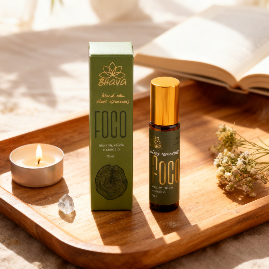 Roll-on blend aromático - Foco 10ml 100% natural