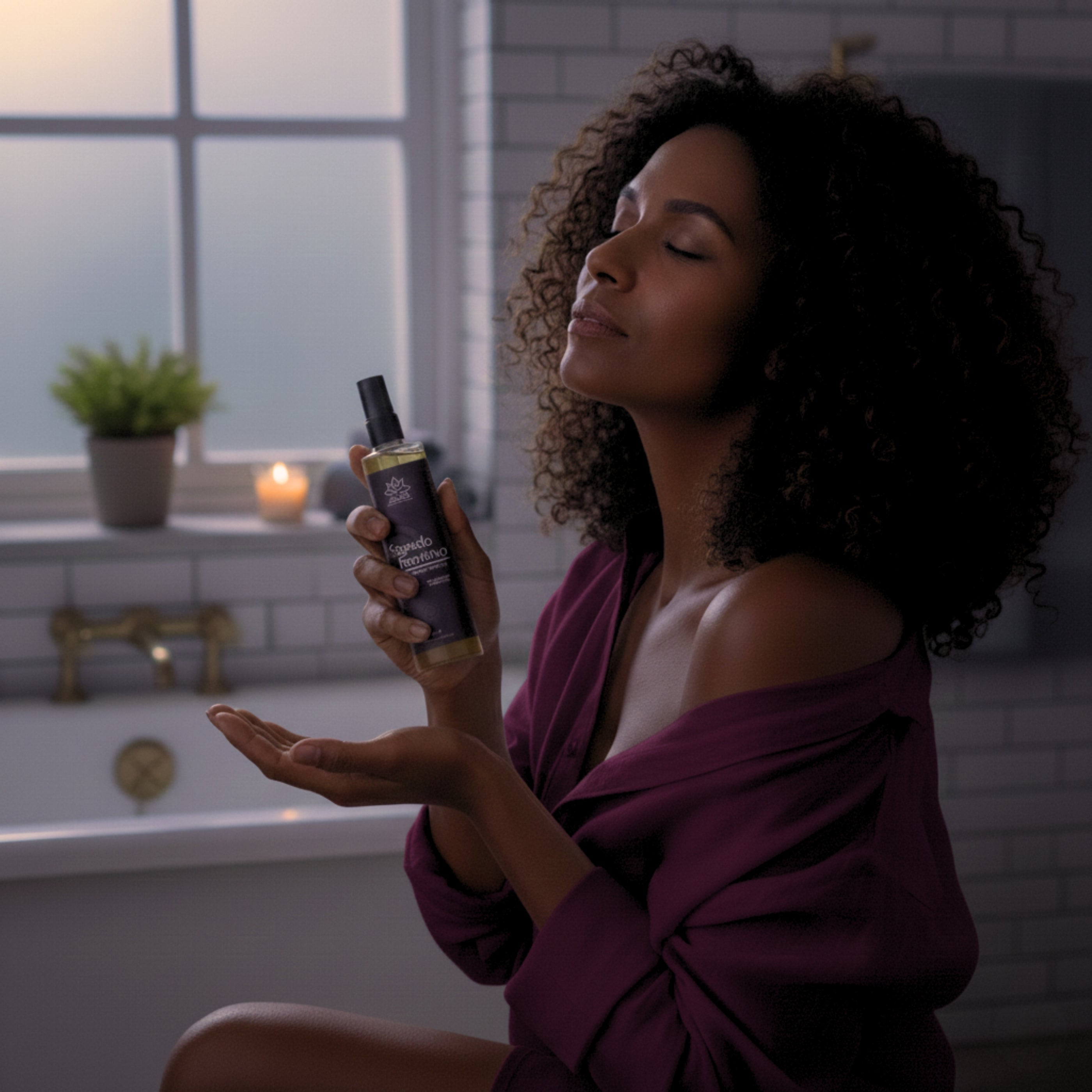 Óleo Corporal Sagrado Feminino 50ml - 100% Natural