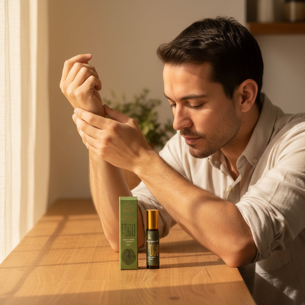 Roll-on blend aromático - Foco 10ml 100% natural